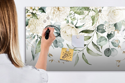 Uitwisbaar glazen planbord met magnetische functie Natuur