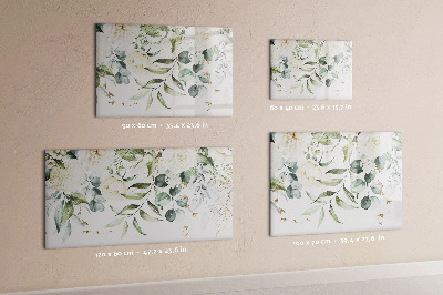 Uitwisbaar glazen planbord met magnetische functie Natuur