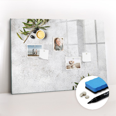 Magnetisch planbord voor de muur van bedrukt glas Minimalistische olijven