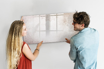 Magnetisch planbord voor de muur van bedrukt glas Decoratief patroon