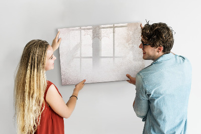 Magnetisch planbord voor de muur van bedrukt glas Decoratief patroon