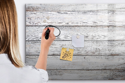 Uitwisbaar glazen planbord met magnetische functie Geschilderde planken