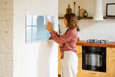 Magnetisch planbord voor de muur van bedrukt glas Kinderbord