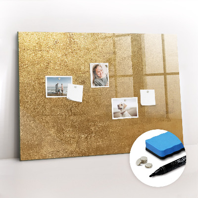 Uitwisbaar glazen planbord met magnetische functie Decoratief canvas