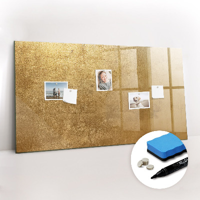 Uitwisbaar glazen planbord met magnetische functie Decoratief canvas