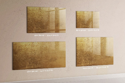 Uitwisbaar glazen planbord met magnetische functie Decoratief canvas