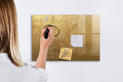 Uitwisbaar glazen planbord met magnetische functie Decoratief canvas