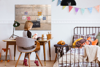 Uitwisbaar glazen planbord met magnetische functie Jij kunt schrijven!