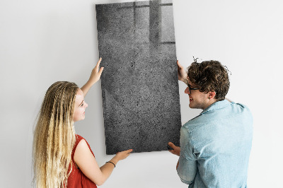 Magnetisch planbord voor de muur van bedrukt glas Concreet