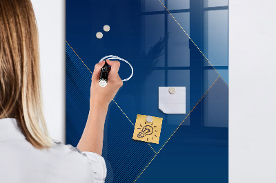 Magnetisch planbord voor de muur van bedrukt glas Decoratief patroon