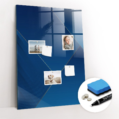Magnetisch planbord voor de muur van bedrukt glas Decoratief patroon