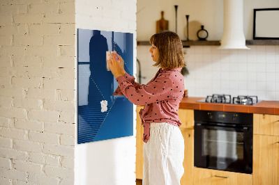 Magnetisch planbord voor de muur van bedrukt glas Decoratief patroon