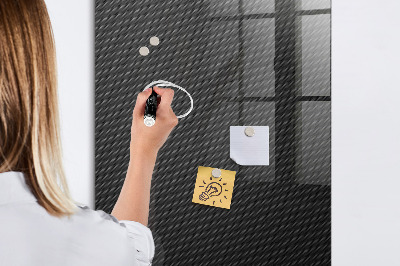Magnetisch planbord voor de muur van bedrukt glas Donker patroon