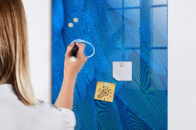 Glazen magneet-memobord voor thuis of op het werk Vogelveer