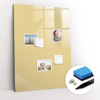 Magnetisch memobord van glas voor aan de muur Romig