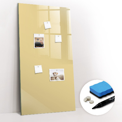 Magnetisch memobord van glas voor aan de muur Romig