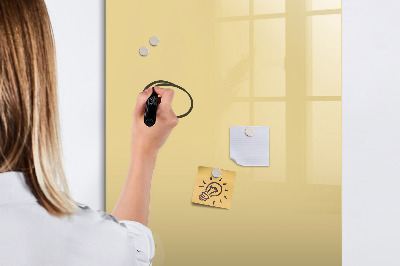 Magnetisch memobord van glas voor aan de muur Romig