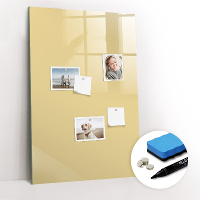 Magnetisch memobord van glas voor aan de muur Romig