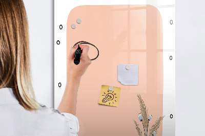 Glazen magneetbord met decoratieve print Takenlijst