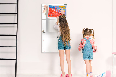 Magnetisch memobord van glas voor aan de muur Mijn plannen