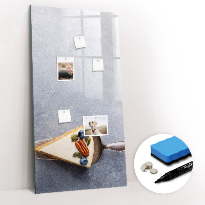 Magnetisch memobord van glas voor aan de muur Een fluitje van een cent