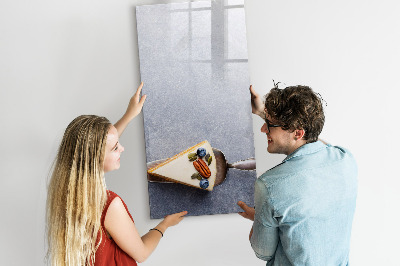 Magnetisch memobord van glas voor aan de muur Een fluitje van een cent