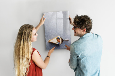 Magnetisch memobord van glas voor aan de muur Een fluitje van een cent