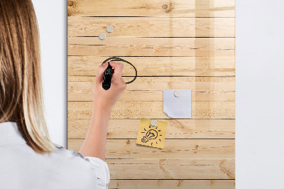 Magnetisch memobord van glas voor aan de muur Lichtborden