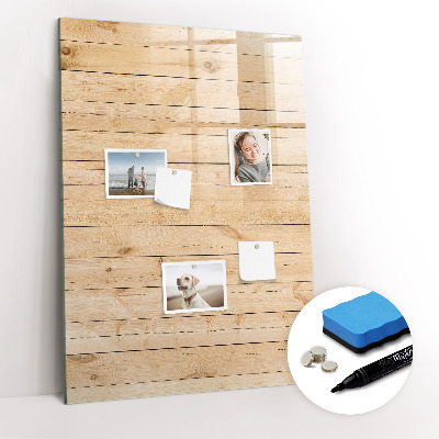 Magnetisch memobord van glas voor aan de muur Lichtborden