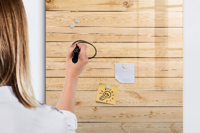 Magnetisch memobord van glas voor aan de muur Lichtborden