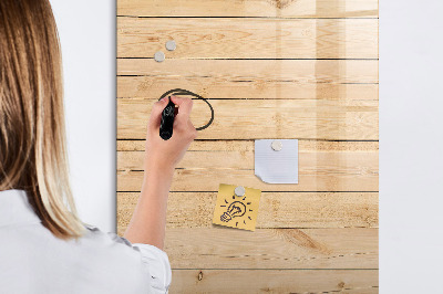 Magnetisch memobord van glas voor aan de muur Lichtborden