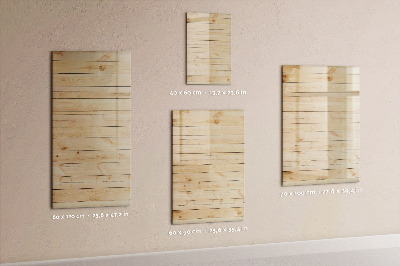 Magnetisch memobord van glas voor aan de muur Lichtborden