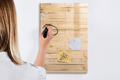 Magnetisch memobord van glas voor aan de muur Lichtborden