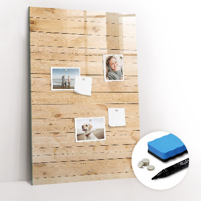 Magnetisch memobord van glas voor aan de muur Lichtborden