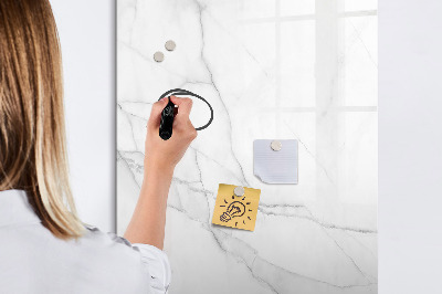Magnetisch memobord van glas voor aan de muur Decoratief marmer