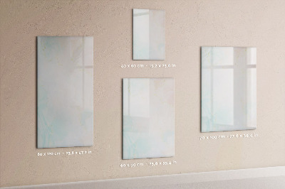 Wandbord van glas magnetisch en uitwisbaar Pastel abstractie