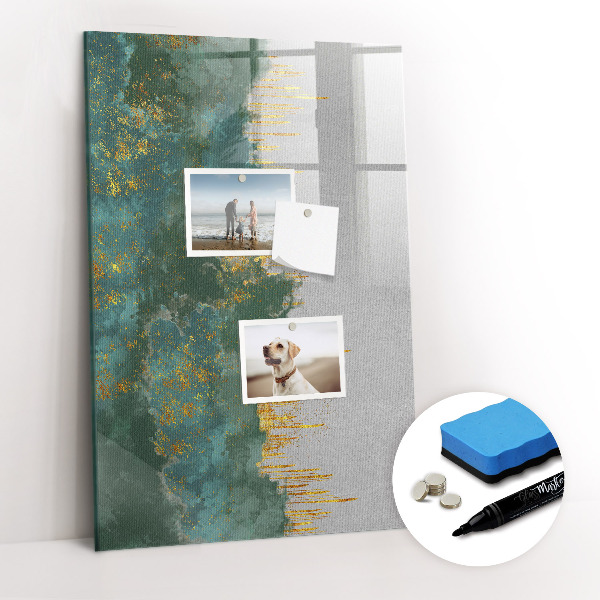 Glazen magneetbord met decoratieve print Decoratief patroon