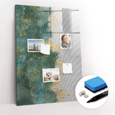 Glazen magneetbord met decoratieve print Decoratief patroon