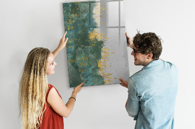 Glazen magneetbord met decoratieve print Decoratief patroon