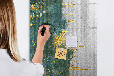 Glazen magneetbord met decoratieve print Decoratief patroon