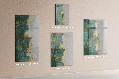 Glazen magneetbord met decoratieve print Decoratief patroon