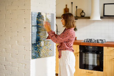 Wandbord van glas magnetisch en uitwisbaar Decoratief patroon