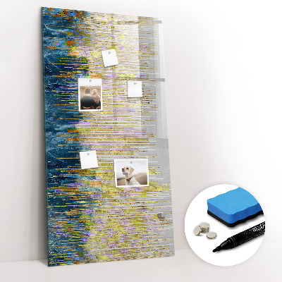 Wandbord van glas magnetisch en uitwisbaar Decoratief patroon