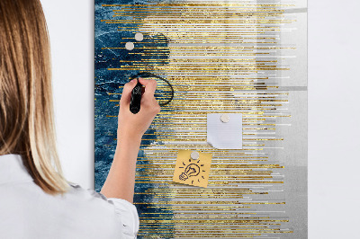 Wandbord van glas magnetisch en uitwisbaar Decoratief patroon