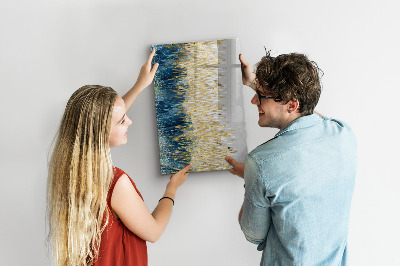 Wandbord van glas magnetisch en uitwisbaar Decoratief patroon