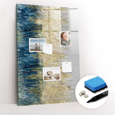 Wandbord van glas magnetisch en uitwisbaar Decoratief patroon