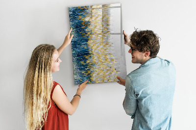 Wandbord van glas magnetisch en uitwisbaar Decoratief patroon