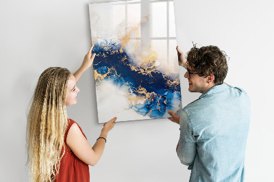Glazen magneetbord met decoratieve print Marmer Absoluut