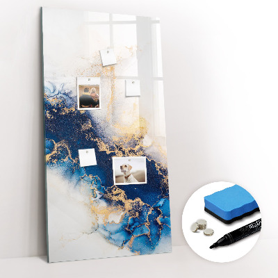 Glazen magneetbord met decoratieve print Marmer Absoluut