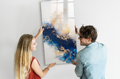 Glazen magneetbord met decoratieve print Marmer Absoluut